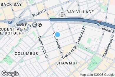 Map image of the property - 45 Clarendon St