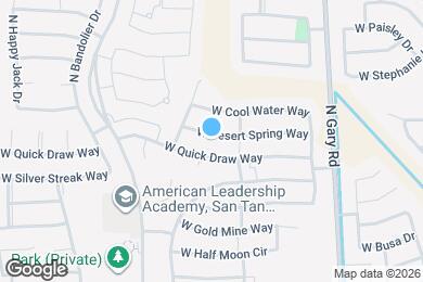 Map image of the property - 1931 W Desert Spring Way