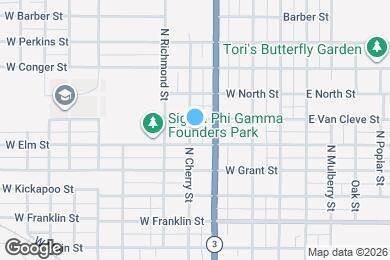Map image of the property - 612 N Cherry St