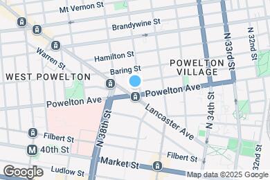 Map image of the property - 3705 Powelton Ave