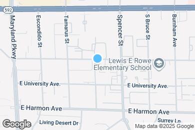 Map image of the property - 4310 Caliente St