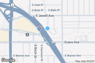 Map image of the property - 4600 E Asbury Cir