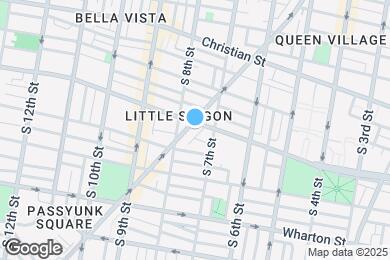 Map image of the property - 1103 E Passyunk Ave
