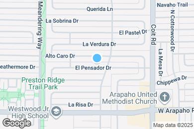 Map image of the property - 7749 El Pensador Dr