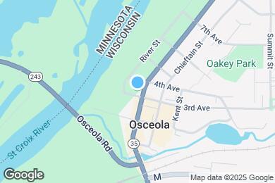 Map image of the property - 105 3rd Ave