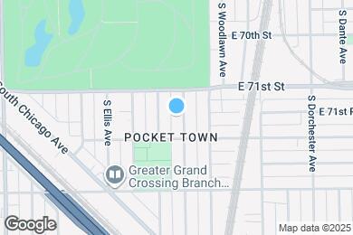 Map image of the property - 7134 S University Ave
