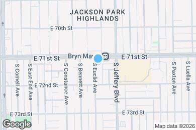 Map image of the property - 7117 S Euclid Ave