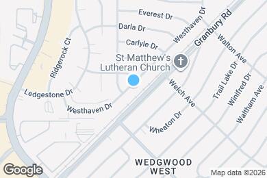 Map image of the property - 5809 Westhaven Dr