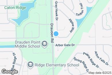 Map image of the property - 2001 Gray Hawk Dr
