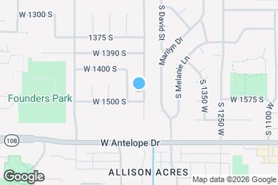 Map image of the property - 1470 S 1525 W