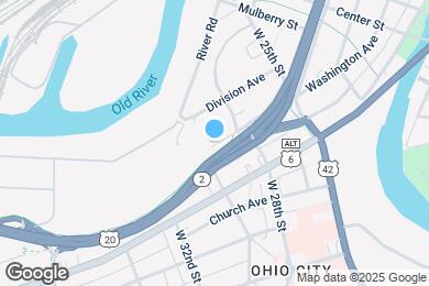 Map image of the property - 3434 Washington Ave