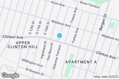 Map image of the property - 587 Clinton Ave