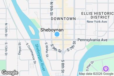 Map image of the property - Balzer Apartments