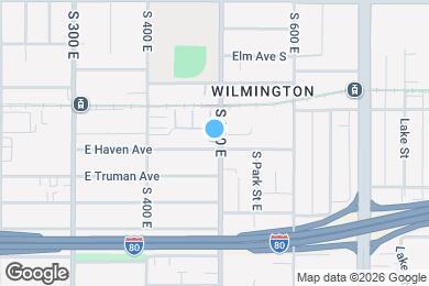 Map image of the property - 493 E Haven Ave