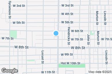 Map image of the property - 621 S Madison Ave