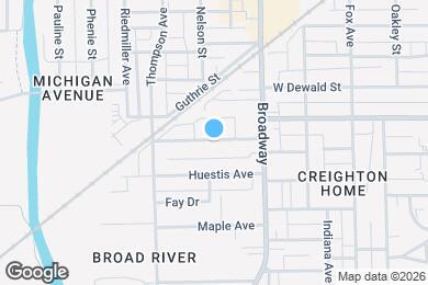 Map image of the property - 1237 Scott Ave