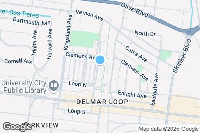 Map image of the property - 750 Leland Ave