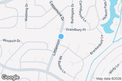 Map image of the property - 2104 Littlemore Dr