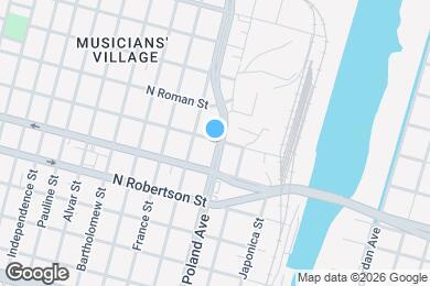 Map image of the property - 1640 Poland Ave