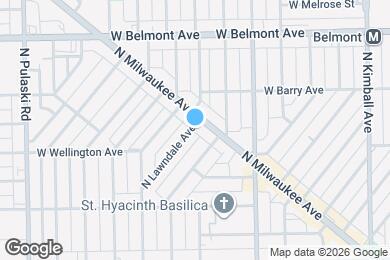 Map image of the property - 2991 N Lawndale Ave