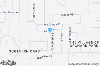Map image of the property - 7536 S Katherine Dr