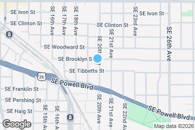 Map image of the property - 3027 SE 20th Ave