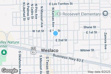 Map image of the property - 121 S Kansas Ave