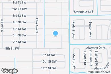 Map image of the property - 2607 6th St SW
