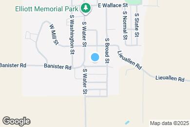 Map image of the property - 108 E Bruce St