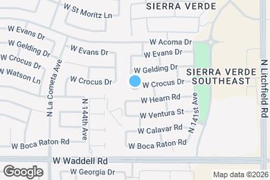 Map image of the property - 14251 W Crocus Dr