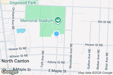 Map image of the property - 377 Pershing Ave NE