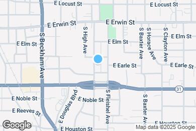 Map image of the property - 300 S Saunders Ave