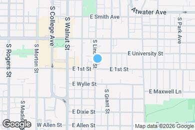 Map image of the property - 549 S Lincoln St