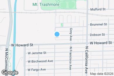 Map image of the property - 2140 Dobson St