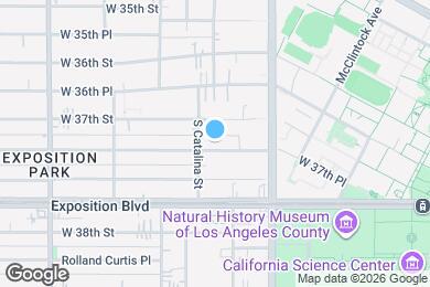 Map image of the property - 1171 W 37th Pl