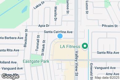 Map image of the property - 5852 Santa Barbara Ave