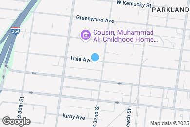 Map image of the property - 3212 Hale Ave
