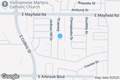 Map image of the property - 3503 Daniel Dr