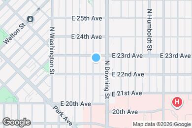 Map image of the property - 2230 N Ogden St