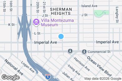 Map image of the property - 2264 Imperial Ave