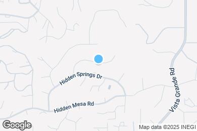 Map image of the property - 2015 Hidden Crest Dr