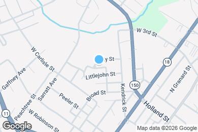 Map image of the property - 611 Gardner St