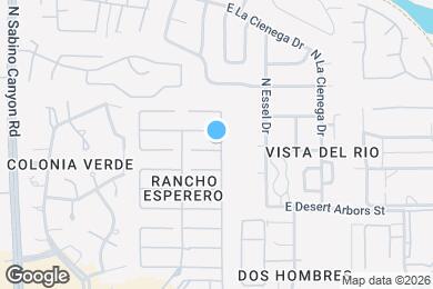 Map image of the property - 7463 E Placita Luz de La Luna