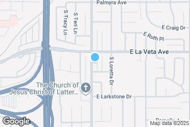 Map image of the property - 547 S Yorba St