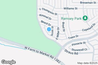 Map image of the property - 736 Trees Dr