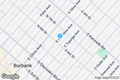 Map image of the property - 608 E Angeleno Ave