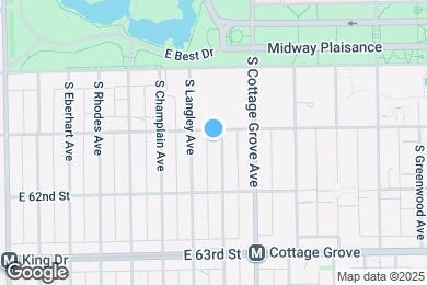 Map image of the property - 6110 S Evans Ave