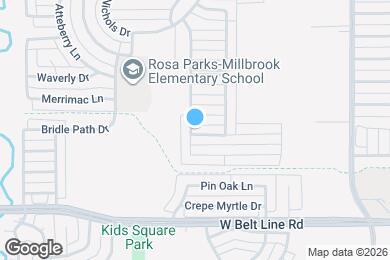 Map image of the property - 1945 Cross Oaks Dr