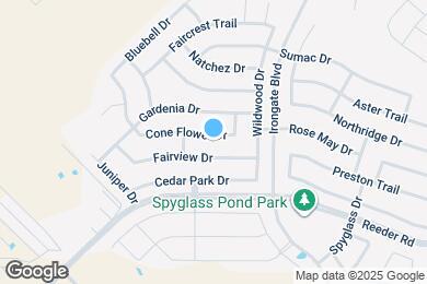 Map image of the property - 2012 Cone Flower Dr