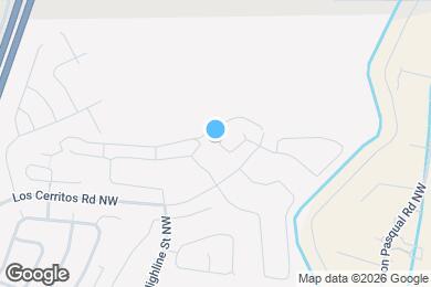 Map image of the property - 1371 Vallecito Ct NW
